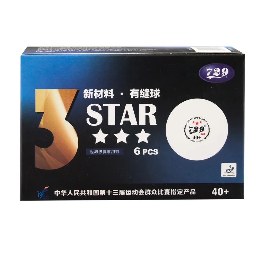 Изготовленный на заказ из АБС-пластика, 3 звезды, со швом 40 мм + ITTF одобренный 729 Дружба Настольный Pingpong стол, настольный Pingpong шарики
