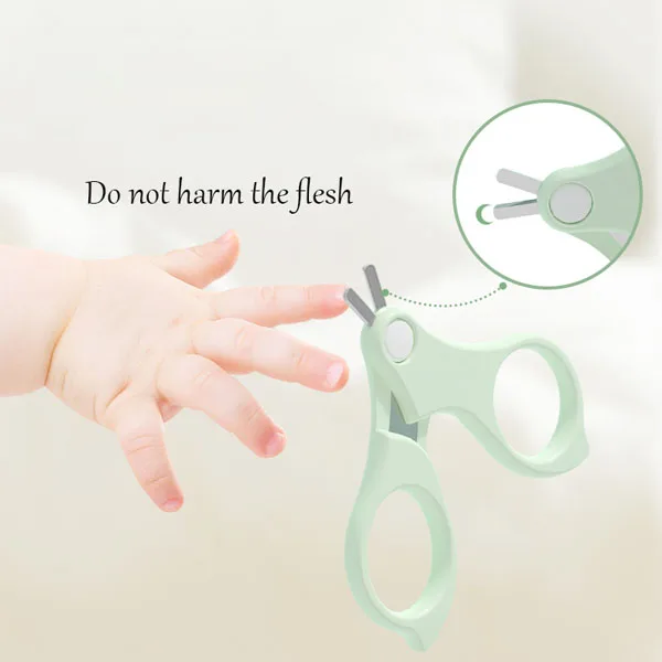 Baby Nail Clipper Set With Anti Pinch Meat Baby Scissors Safety Nail Clippers