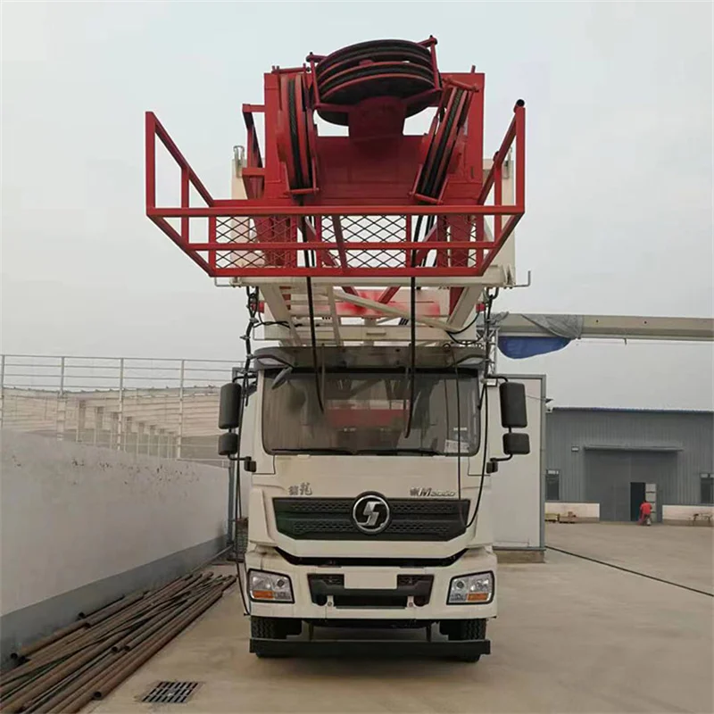 Factory Price XJ550HP API Oil and Gas Well Truck Mounted Mobile workover rig