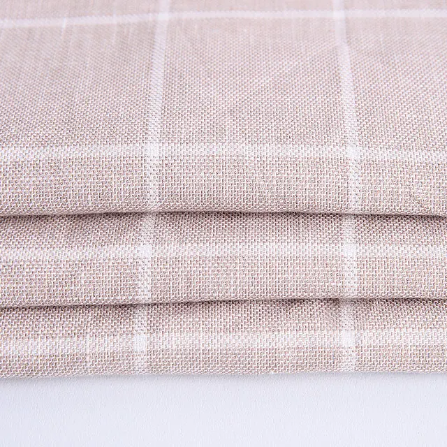 В наличии, пряжа, окрашенная, для костюма, одежды, ткань, хлопок, лен, клетчатая ткань