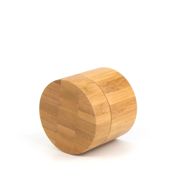 Manufacturer 30ml 50ml 100g 200g 250g Custom Glass Jar Wooden Lid Logo Engraving Jar Lids Bamboo Lid Cosmetic Jar