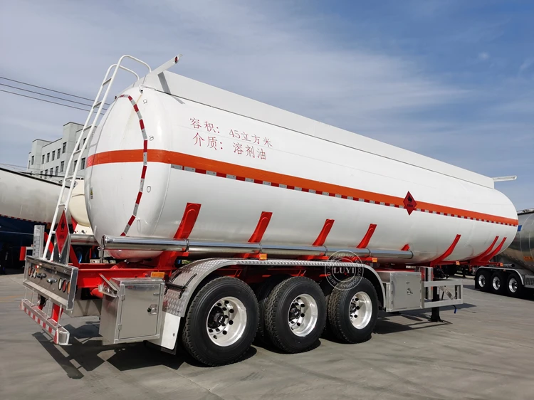 Luyi 3 axle 40 CBM Fuel oil Tanker Diesel Truck Trailer For Sale