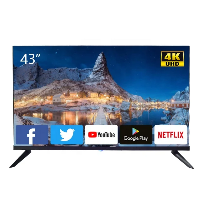 Tv 43 Inches 4K Uhd Smart 4 K Android 43 Inch Full Hd Led Television Digital