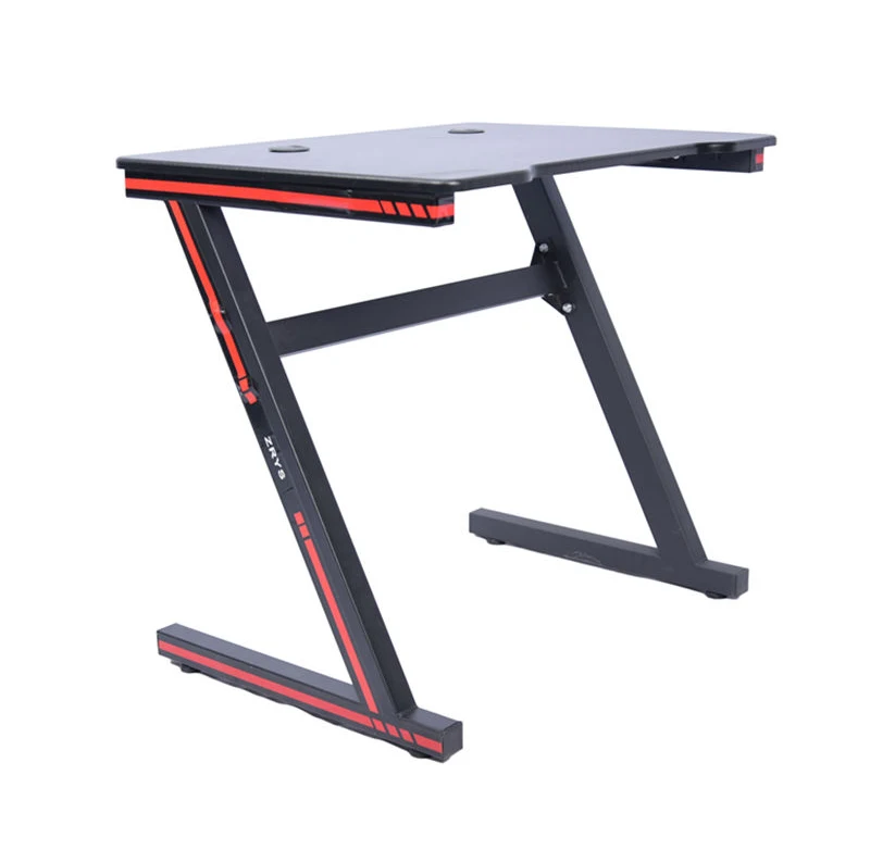 Good Price Luxury Design RGB Home Office Desk Gamer table T Shaped Desktop PC Computer Gaming Table