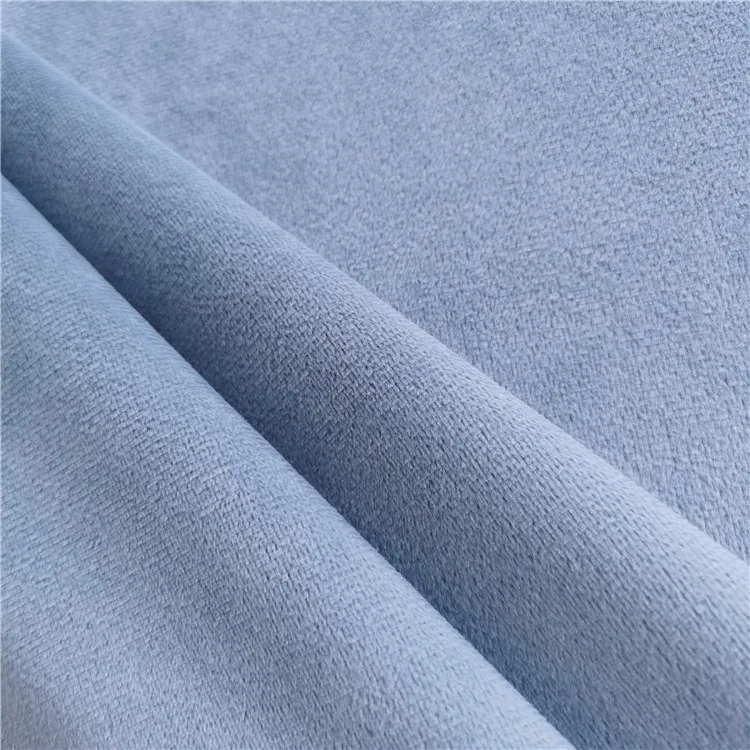 Super soft 100%Polyetser velvet fabric Holland popular For sofa curtain home