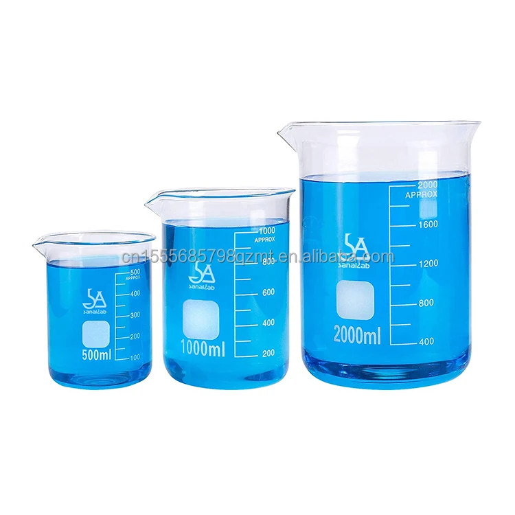 Made In China Superior Quality Wholesale Borosilicate 1000 Ml Beakers Glass
