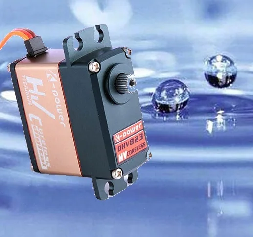 waterproof servo K-power DHV823 Digital coreless metal gear 15kg  programmable arduino Servo for underwater equipment
