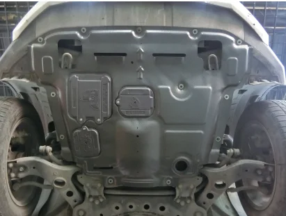 Factory Custom Steel Aluminum Engine Under Cover Guard Skid Plate For Geely Atlas Proton X70 2016-2021