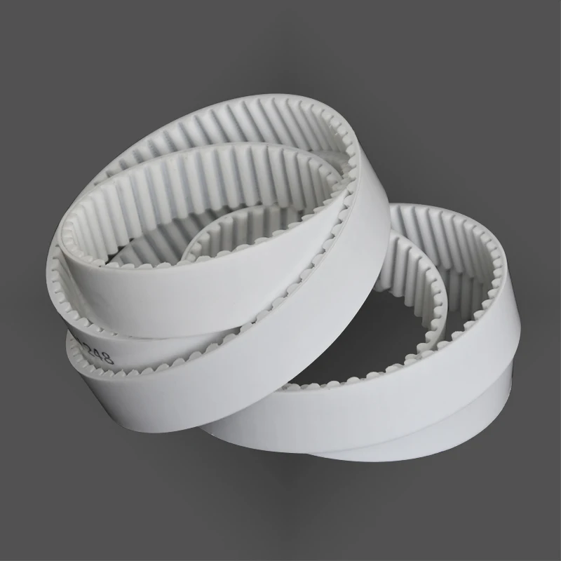 High quality 8M white PU timing belt industry engine timing belts
