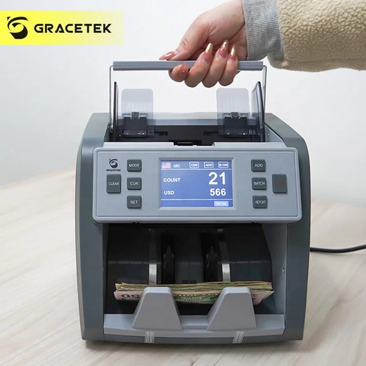 2021 Best Price Multi-Currency Mixed Value fake Bill Counter Money Counting Machine Count Machine