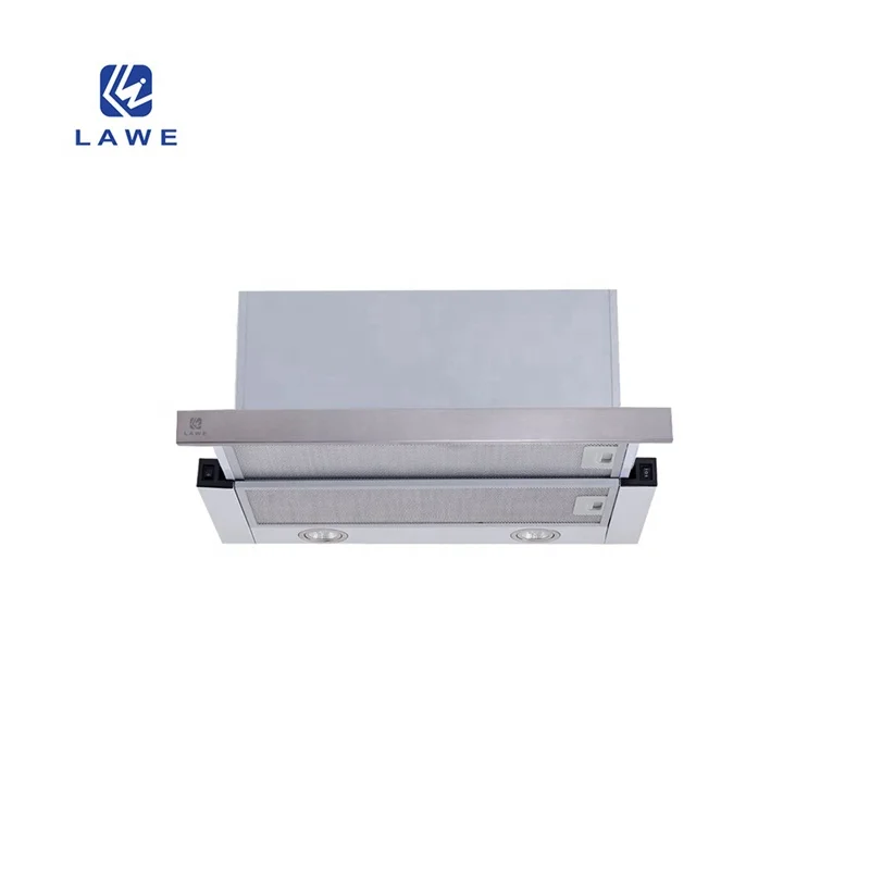 Lawe Ducted and Ductless Convertible Range Hood with LED Light Exhaust Fan for Under Cabinet Stainless Steel Slim Kitchen Hood