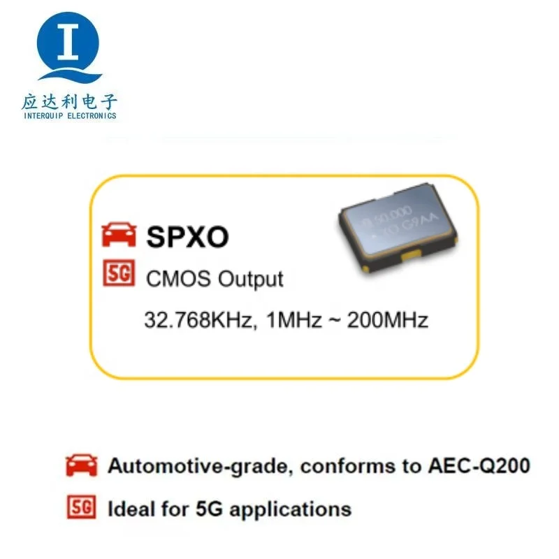 Automotive crystal oscillator 5.0*3.2/OSC/SMD 32.768kHz 5V 25ppm 50ppm -40+85C CMOS OSC crystal clock components