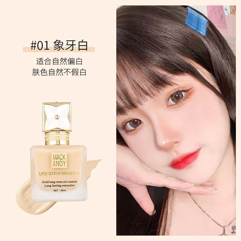 Maco Andy luxury gold long-lasting Longwear Foundation