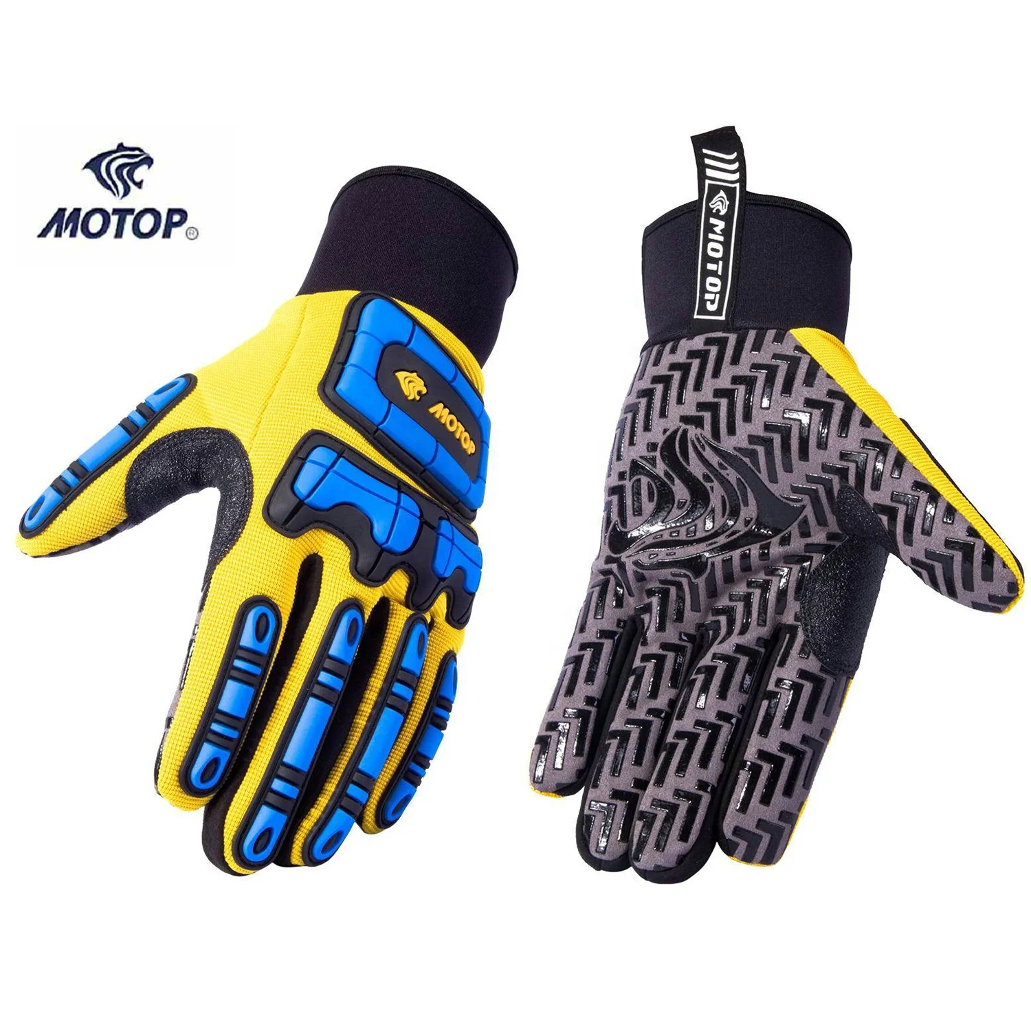 New Design TPR  Protection Working Silicon Printing Whole Palm Safety Glove