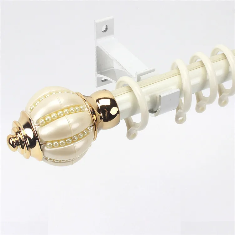 Hot Selling Colorful White Accessories Aluminum Alloy High Quality Luxury Curtain Rods