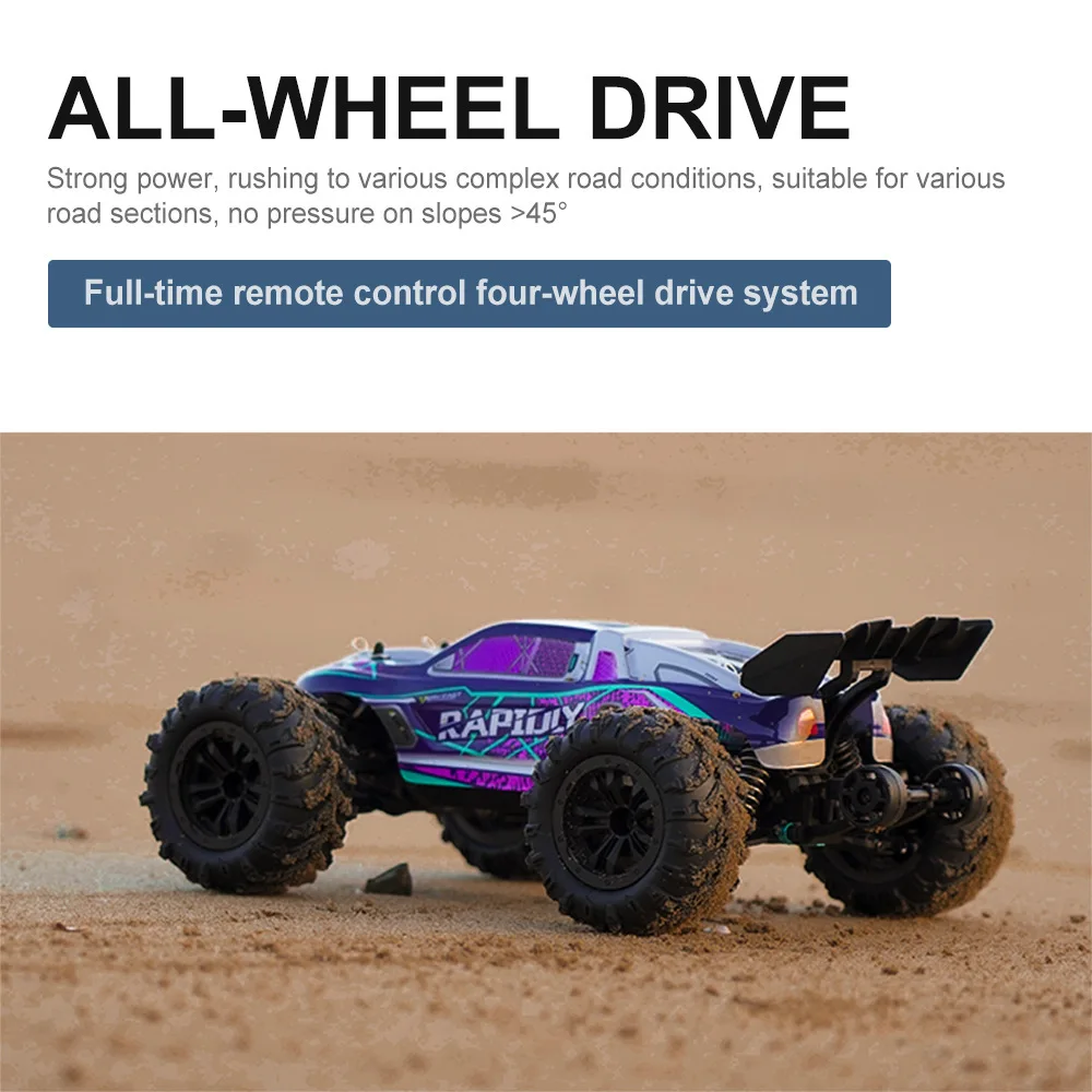 16101 RC Car 38KM/H High Speed Racing Remote Control Car Truck for Adults 4WD Off Road Monster Truck Climbing Vehicle