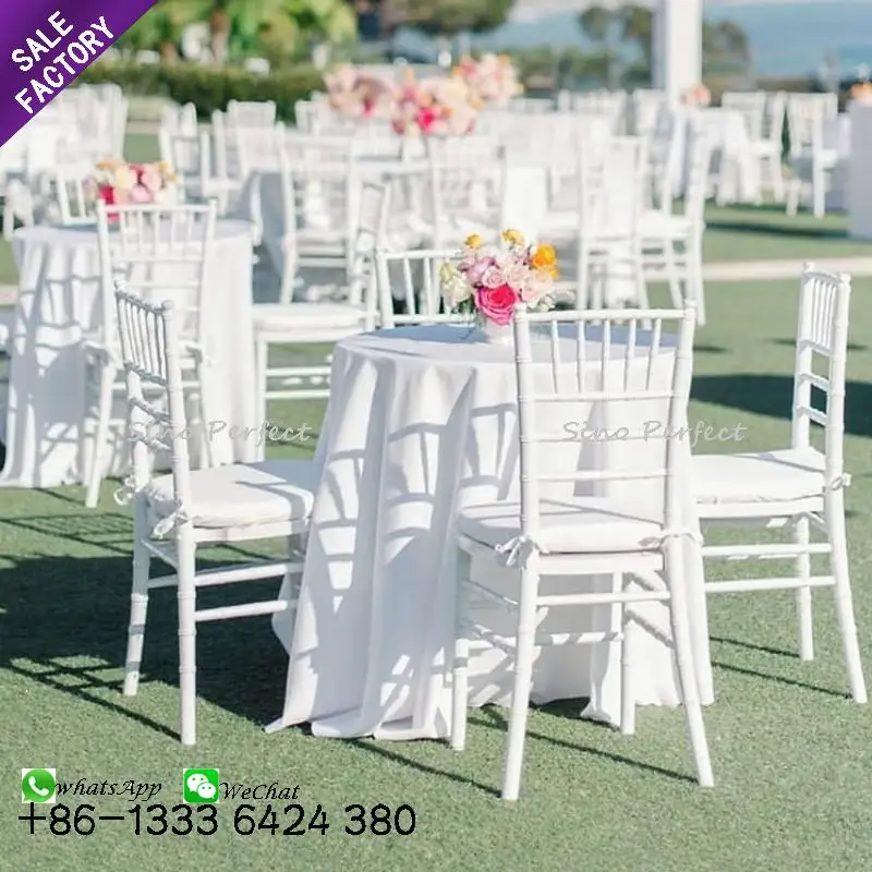Manufacture Custom Color Cheap Price Event Banquet Party Furniture Plastic Resin Dining Wedding Chair