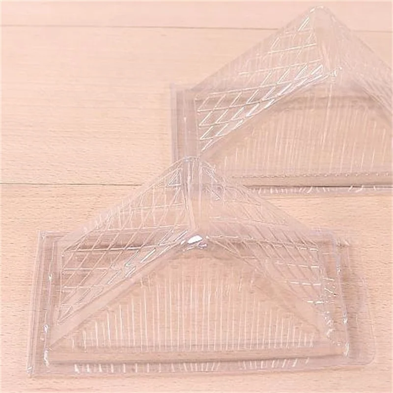 Takeaway Food Boxes Transparent Triangle Bakery Sandwich Plastic Box