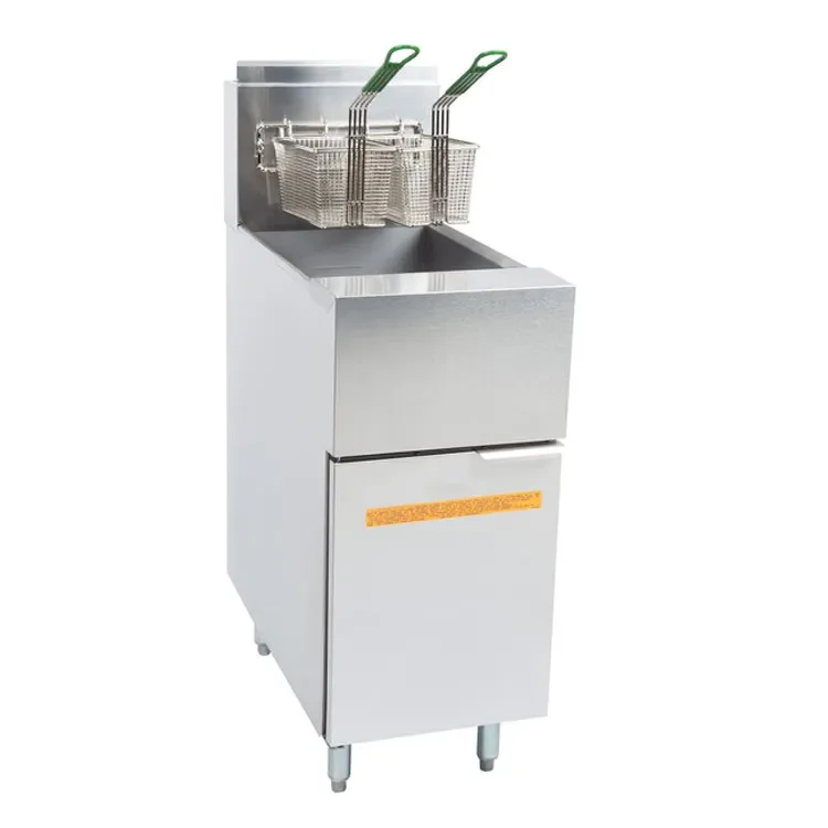 Free Standing French Fries Deep Fryer Frymaster Potato Gas Deep Fryer Open French Fryer