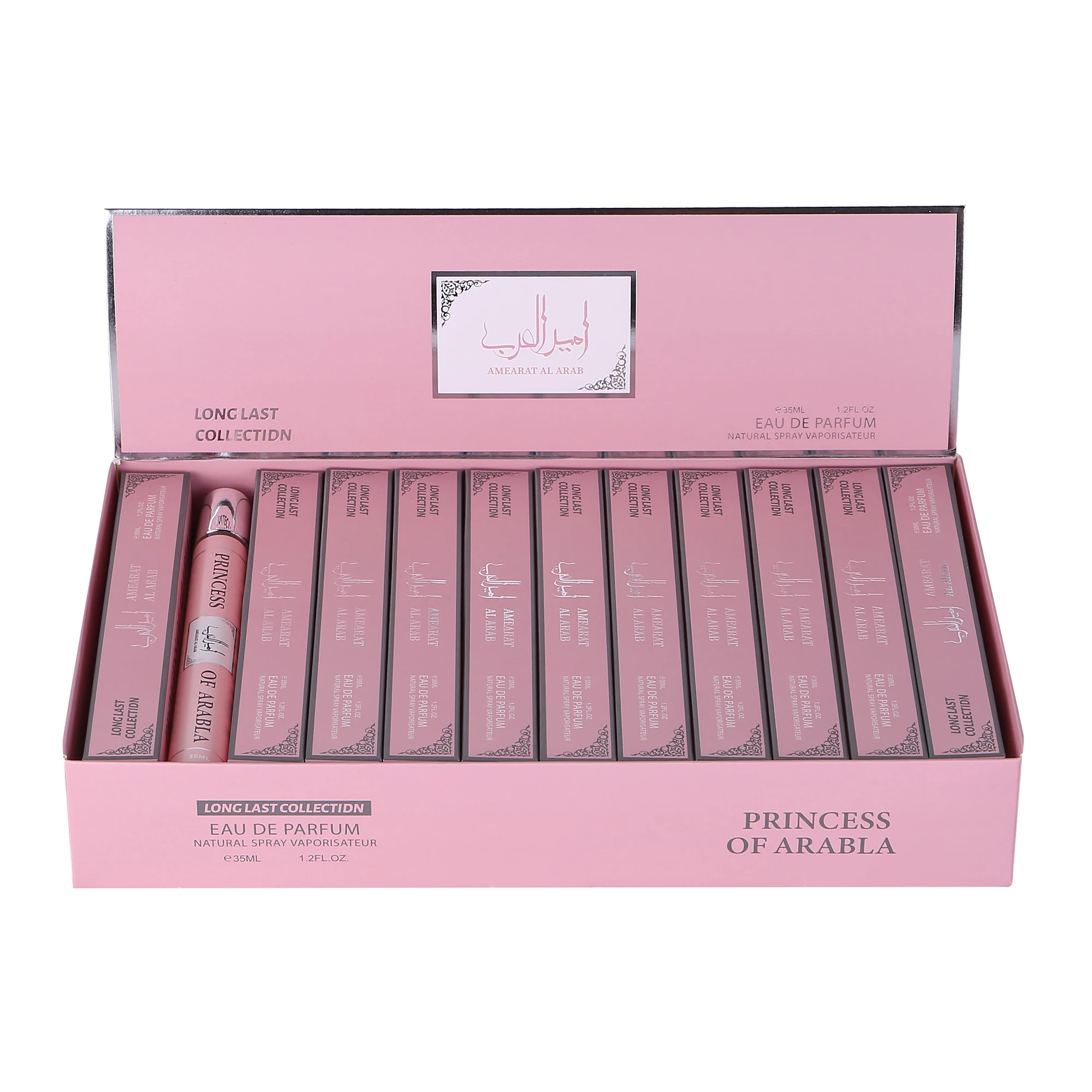 PL818 mixed 24piece display box mild refreshing scent yara pink perfume for woman