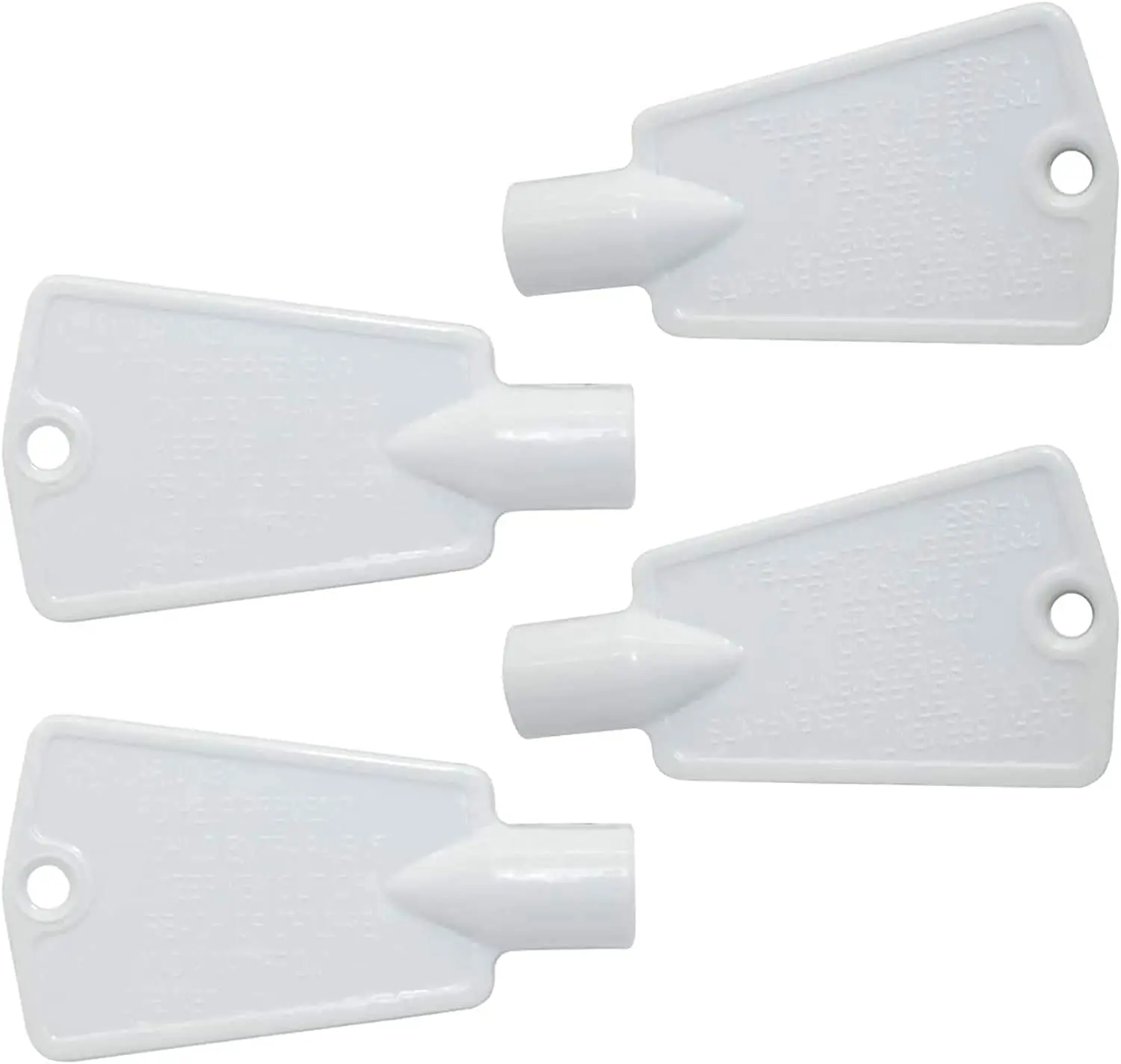 297147700(PACK OF 4) Refrigerator Freezer Door Key, Replaces AP4301346 PS1991481 216702900 06599905
