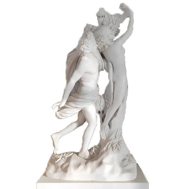 Marble statue Italian Apollo and Daphne park ornament figure statue