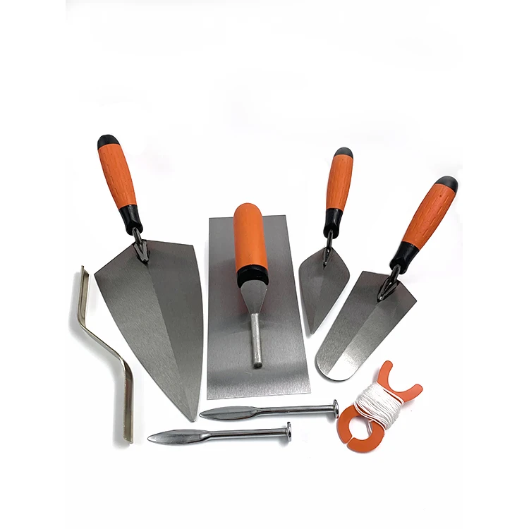 Customized Carbon Steel With PP Overmould Bricklaying Trowel Tools
