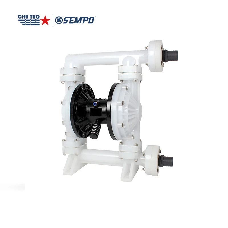 Double Pumps F46 1/1.5 /2 Inch Small Ptfe Air Operated Plastic Pp Pneumatic Diaphragm Pump Heavy Duty Price Air Diaphragm Pump