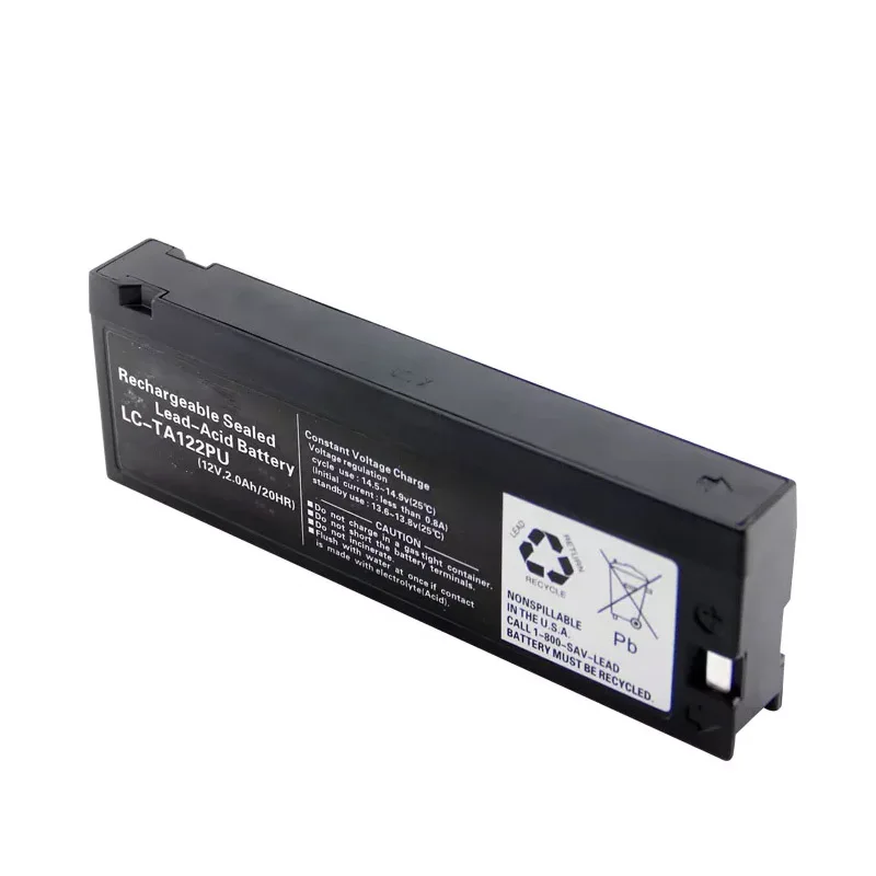 Best price apply Compatible With Mindray PM9000 ecg machine 12V rechargeable Lead-acid medical battery