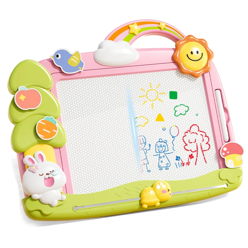 Writing game educational little rabbit erasable toy kids drawing board