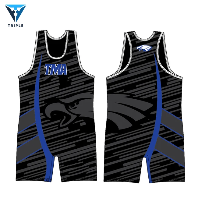 Hot sale wrestling singlet pattern colorful men wrestling singlet custom kids wrestling singlet