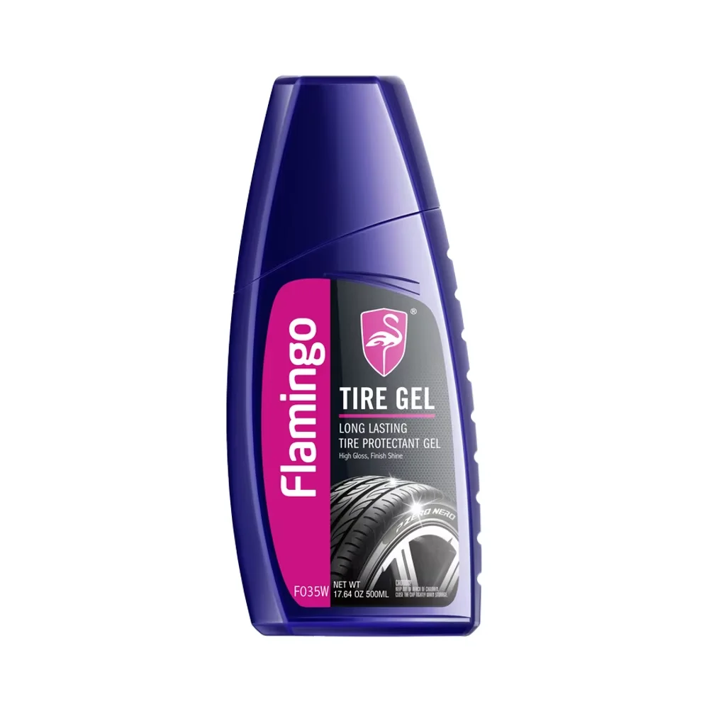 F035W Waterbase Tire Gel Car Care Waterbase Product Good Selling Car Polish Lasting Glossy Tire Shine Gel Car Tire Polish