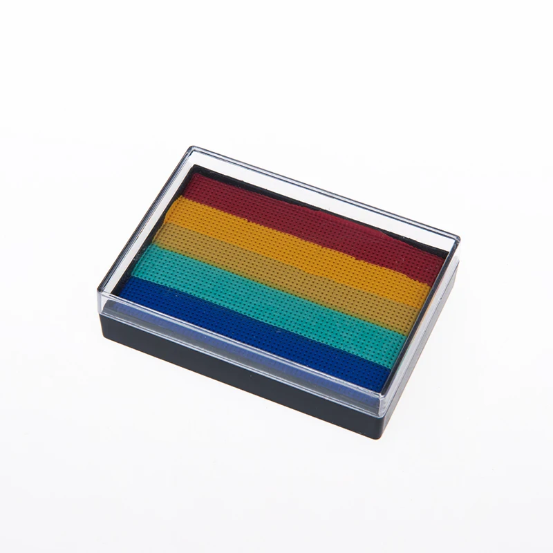 Water based non-toxic Body painting Cake Eyeliner Rainbow Color Eye Liner washable Face Paint Makeup