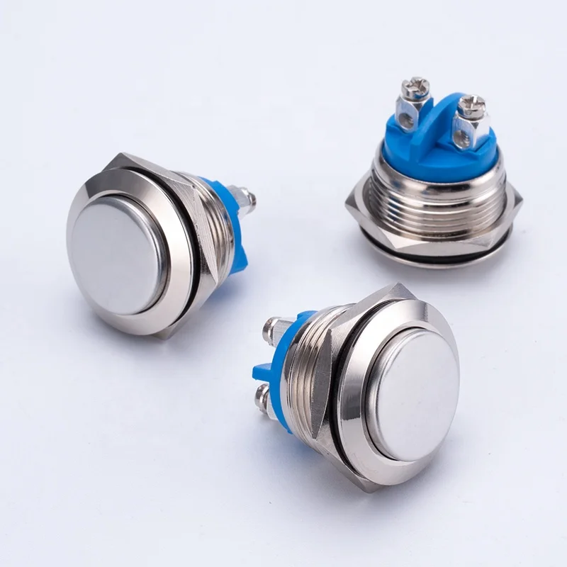 19mm Push Button Switch High Head Start On Off Momentary Push Button Switch ScrewFeet