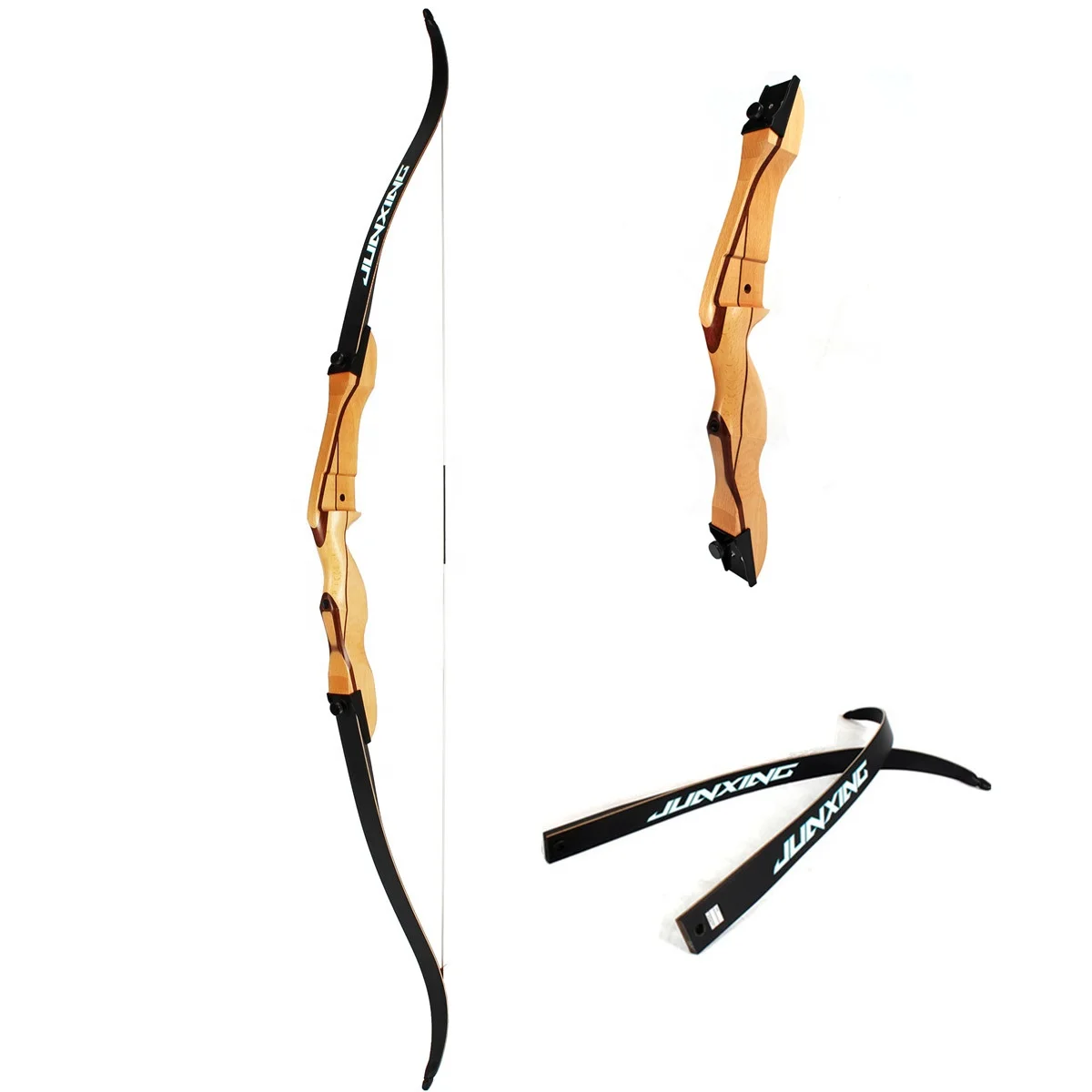 F168C Traditional Wooden handle Takedown Recurve Bow for hunting