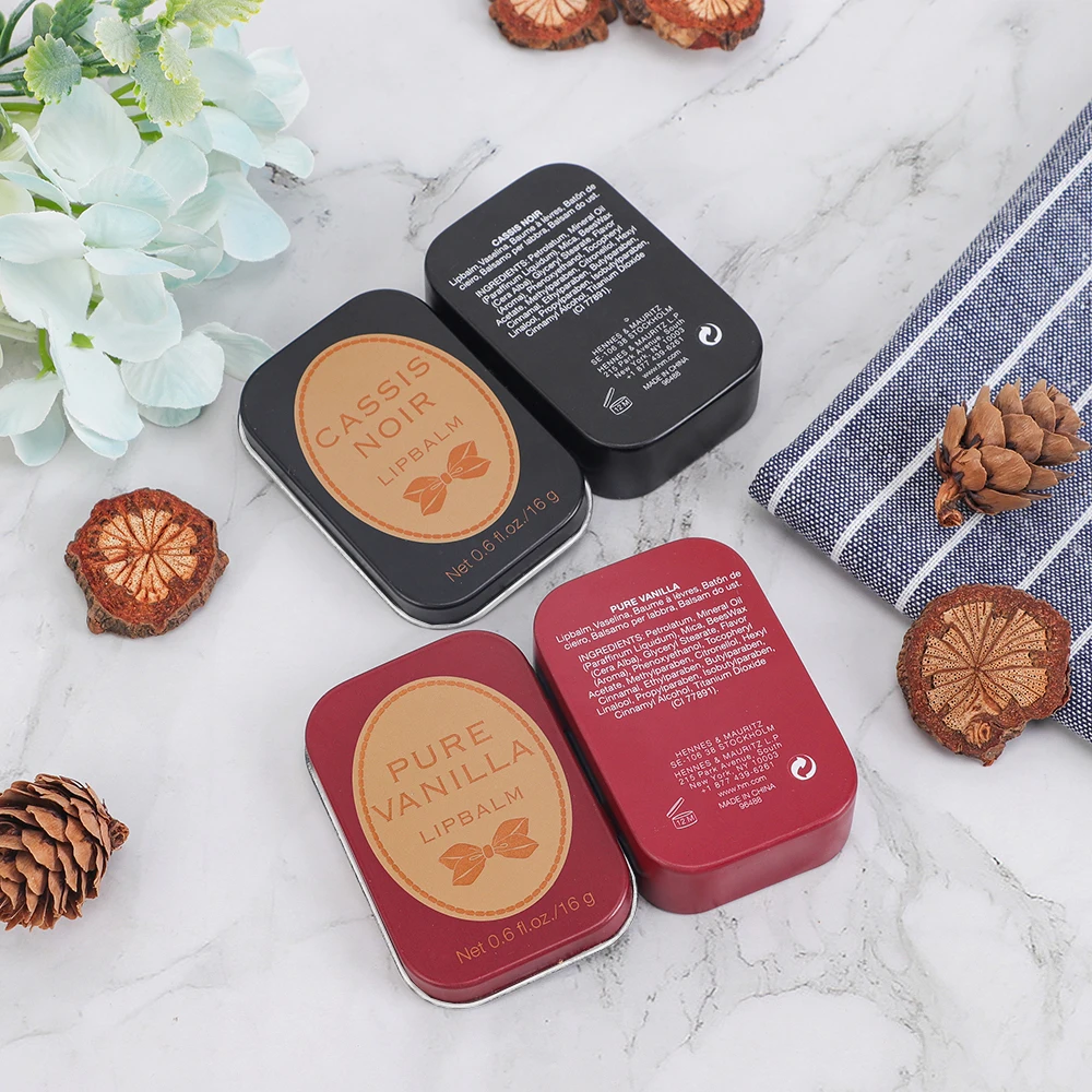 Metal rectangular hinged tin boxes