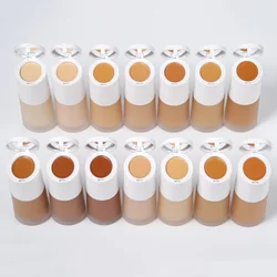 makeup for face dark skin waterproof full coverage foundation colors vegan cream concealer liquid foundation private label