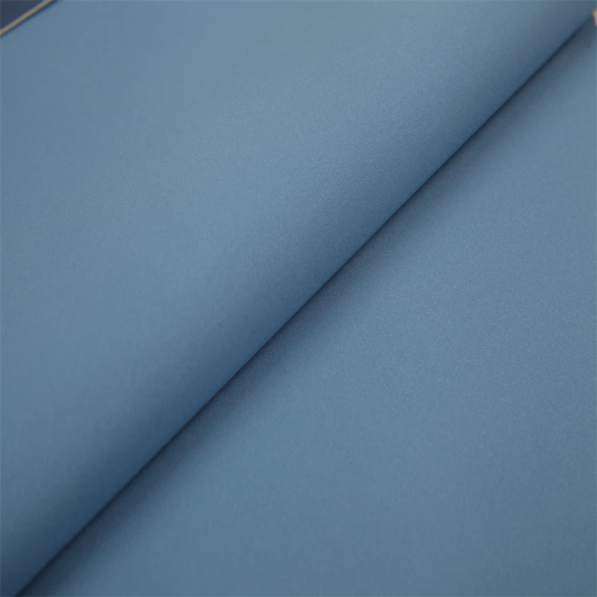  100% polyester pongee fabric coated bonded dyed breathable twill