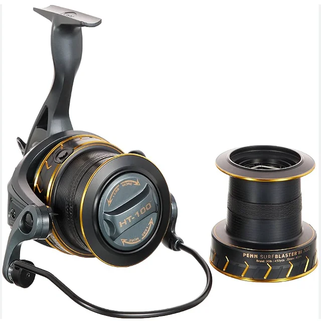 4000 Double Metal Spool Handle No Gap Squid Saltwater Carp Fishing Reels Coil Spinning Reel