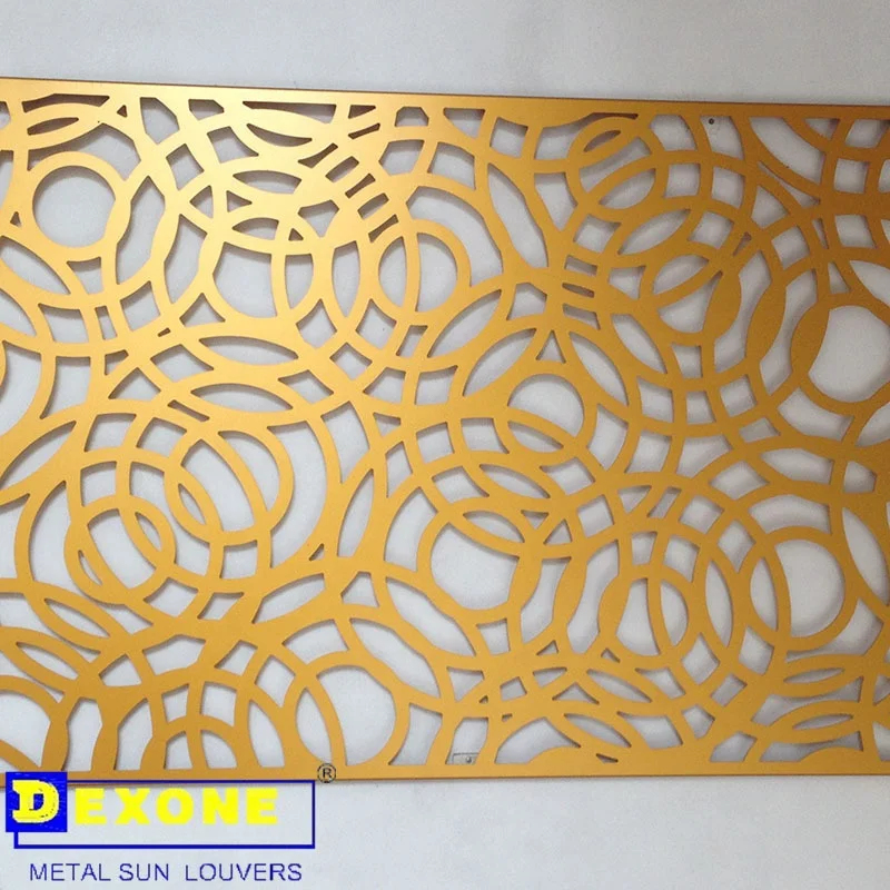 
Metal Curtain Wall Aluminium Decorative Perforated panel 