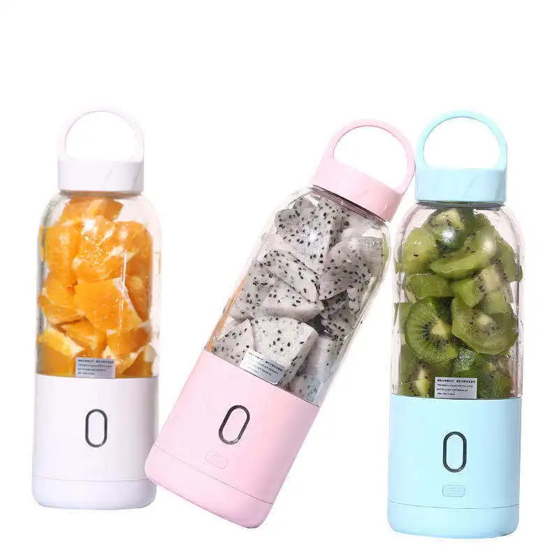 2022 Сменные кассеты-6 шт. Соковыжималка Портативный блендер кружка мини-блендер USB соковыжималка чашка сока перемешивание соковыжималка Бутылка Чашка 500ml в наличии на складе