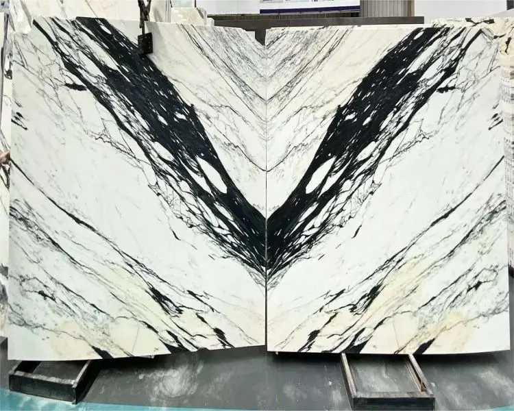 Chinese Natural White Marble New Arabescato Marble Bathroom Tiles