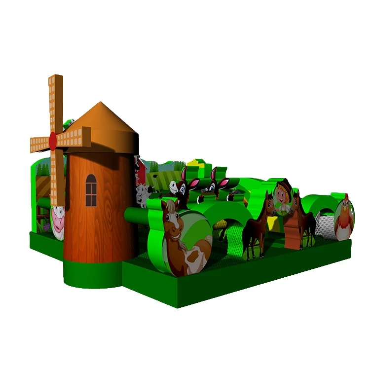 Sunway новый дизайн надувные препятствия для спорта на ферме
