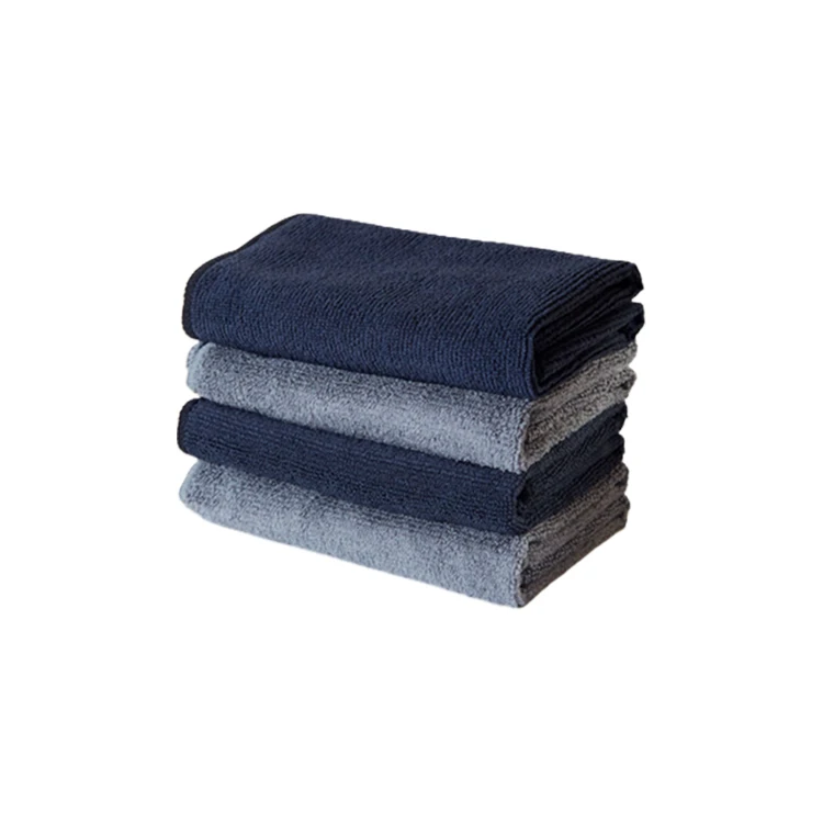 Customized logo to prevent bleaching spa barber shop solid color hair salon towels for beauty gym