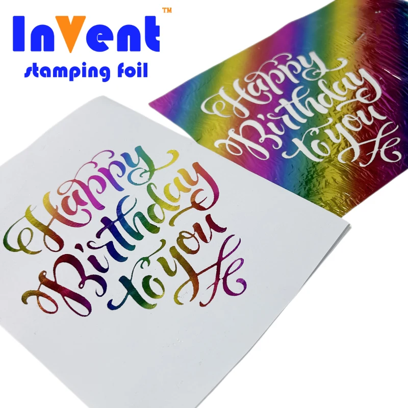 New design Colourful Toner Reactive Foil  textile foils hot stamping foil rolls