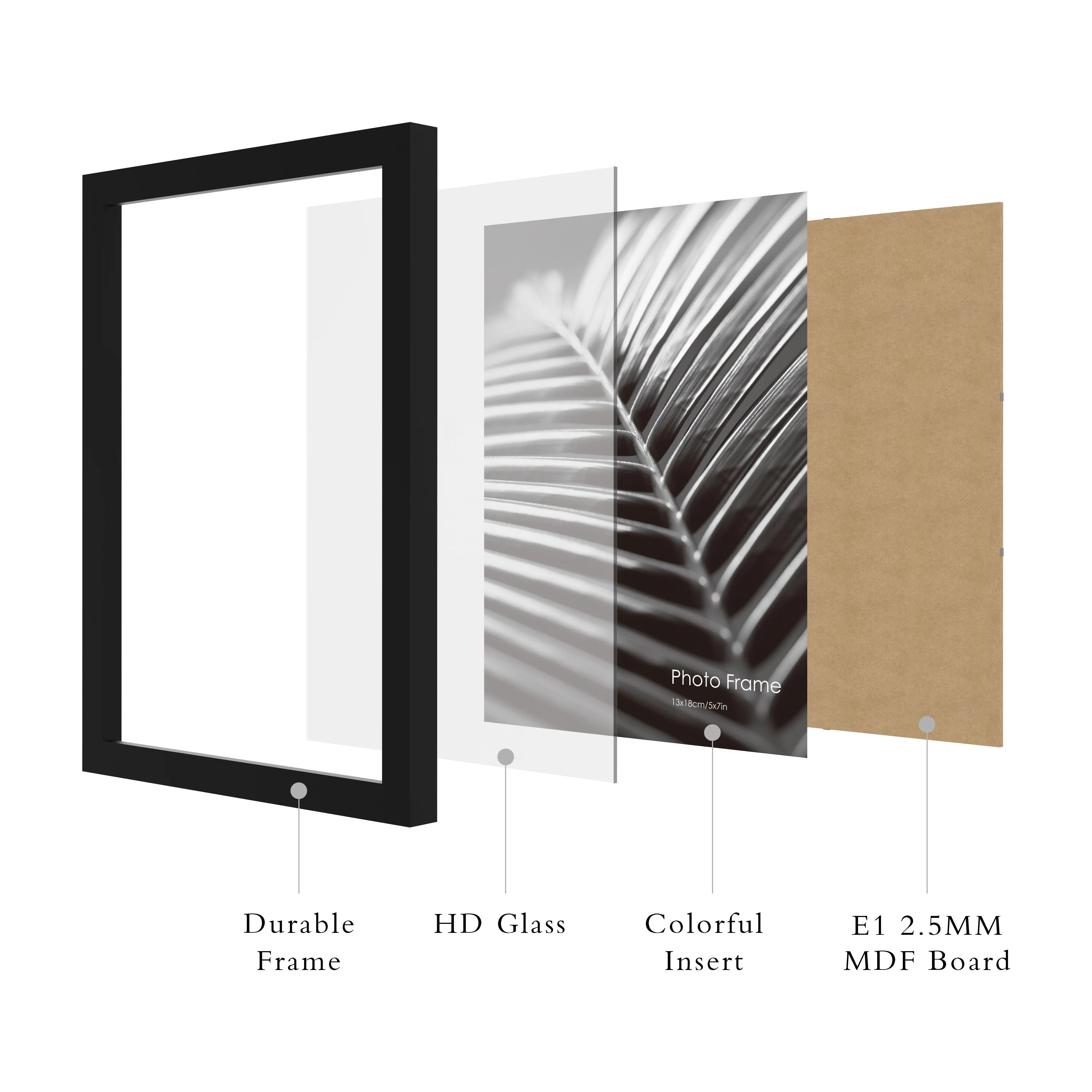 Hot Sale Wholesale Photo Frame Wholesale Cheap A4 /a3/a1 White picture Photo Frame Wall Hanging Poster Frames
