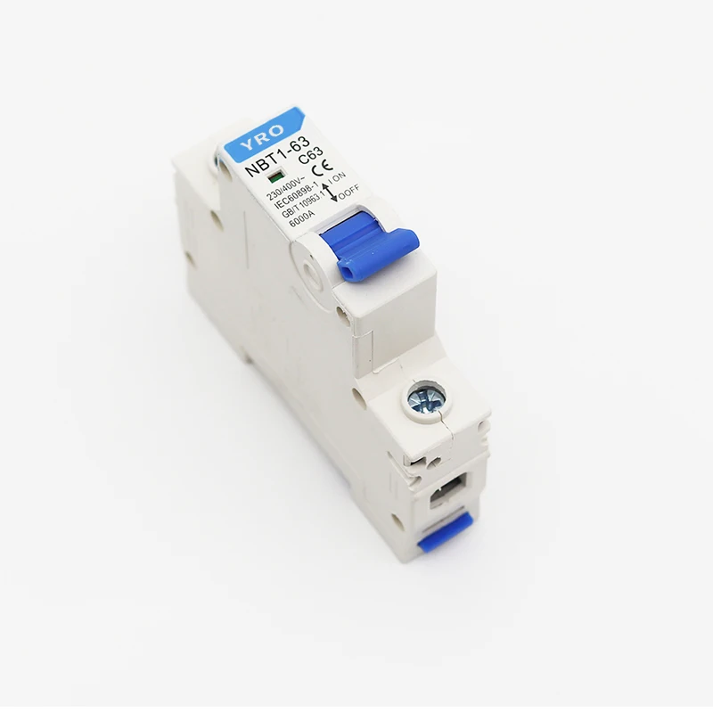  MCB 1P 2P 3P 4P C60 480v рельсовый миниатюрный автоматический