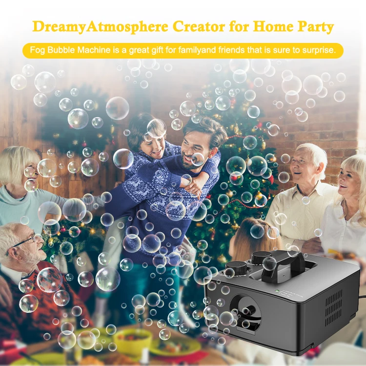 High quality Stage Atmosphere Equipment Professional 250w Smoke Fog Bubble Machine For Wedding Party Show