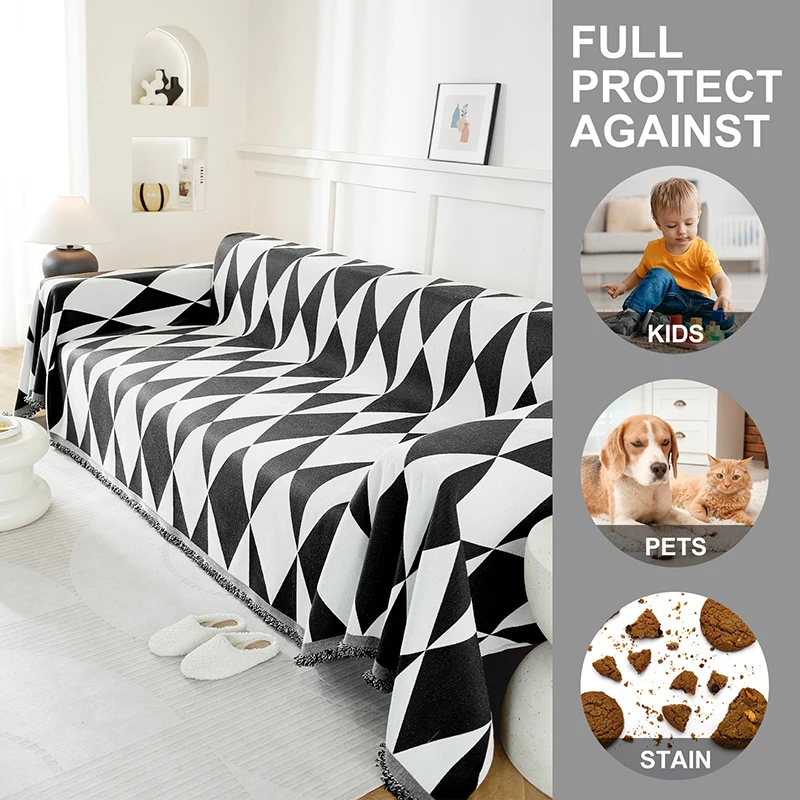 Full-Cover Fast Shipping Sofa Cover Blanket High Quality Durable Thickened Couch Blanket Anti-Dirt