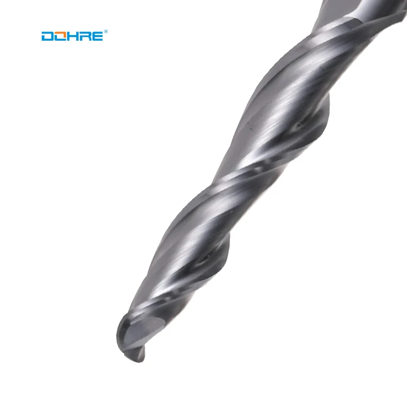 Dohre High Hardness high speed 4mm 6mm 8mm 1/4 inch solid carbide taper endmill ball head milling cutter